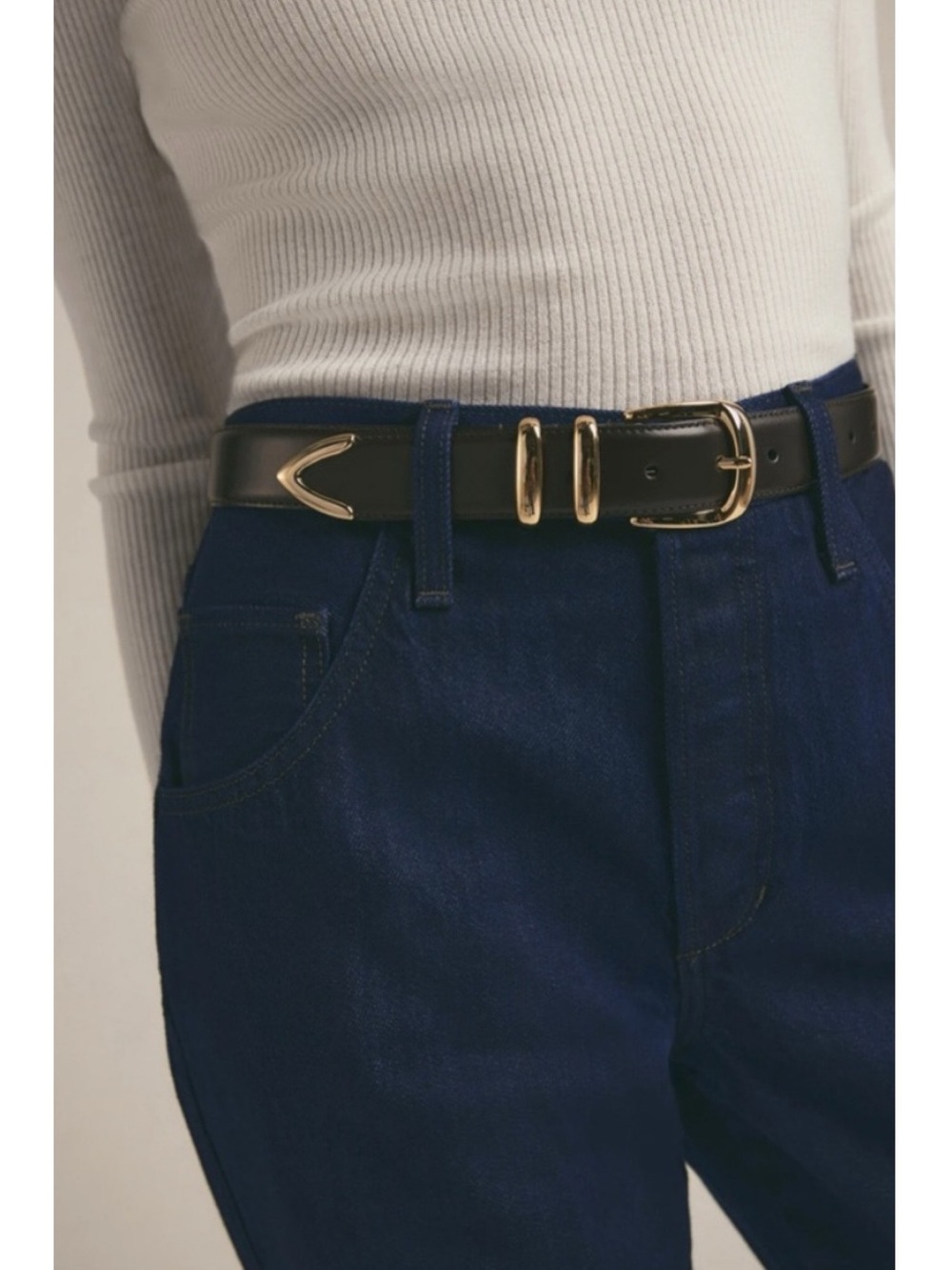 NWT Favorite Daughter The Jennifer High Rise Loose Straight Leg Jeans Stout - Picture 8 of 10